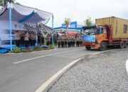 Lepas 22 Kontainer Bantuan, Kapolri Pastikan Bantuan Terdistribusi Merata hingga Wilayah Terdampak Terpencil