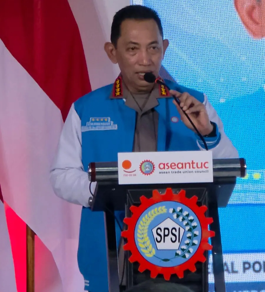Kapolri Hadiri HUT ke-53 KSPSI, Tegaskan Komitmen Jaga Stabilitas dan Kesejahteraan Pekerja