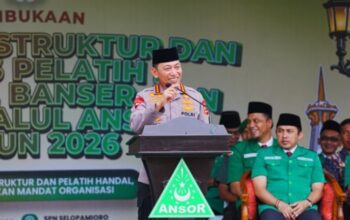 Kapolri Buka Pelatihan GP Ansor-Banser, Tekankan Sinergi Jaga Kamtibmas