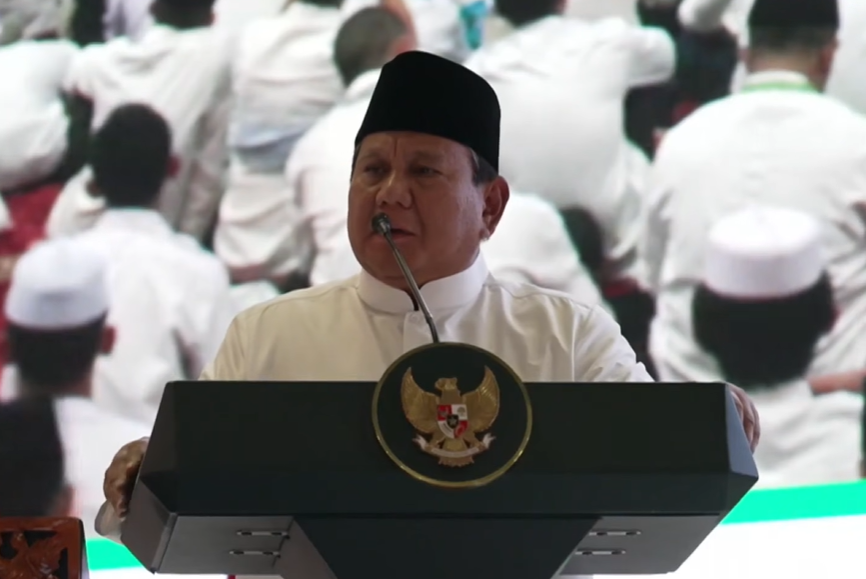 Prabowo Subianto di Acara MUI