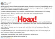Hoaks: Menkeu Purbaya Bakal Transfer MBG ke Orang Tua Murid Rp300 Ribu Per Bulan