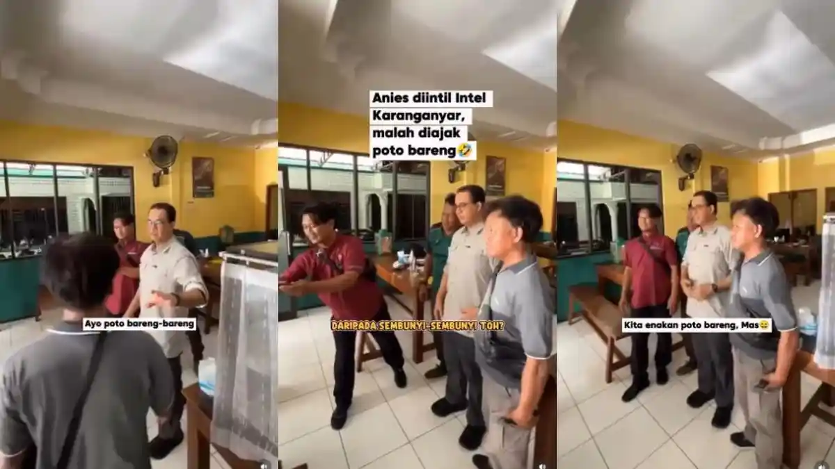 Viral Intel TNI Kegep Dibuntuti Lalu Diajak Anies Foto Bareng