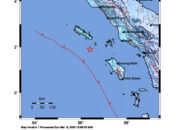 Gempa Magnitudo 5.6 Minggu, 8 Maret 2026, 63 km Tenggara SINABANG-ACEH