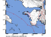 Gempa Magnitudo 4.1 Senin, 9 Maret 2026, Pusat gempa berada di darat 4 km BaratLaut Fakfak