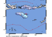 Gempa Magnitudo 4.8 Rabu, 11 Maret 2026, Pusat gempa berada di laut 33 km timur Waingapu