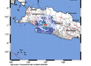 Gempa Magnitudo 4.2 Minggu, 15 Maret 2026, Pusat gempa berada di darat 8 km tenggara Kota Sukabumi