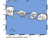 Gempa Magnitudo 2.7 Senin, 23 Maret 2026, Pusat gempa berada di laut 23 km tenggara Karangasem