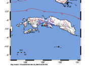 Gempa Magnitudo 4.1 Senin, 23 Maret 2026, Pusat gempa berada di darat 26 km Timur Masohi