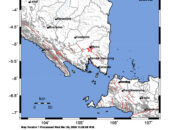 Gempa Magnitudo 2.5 Rabu, 25 Maret 2026, Pusat gempa berada di darat 5 Km Barat daya Kota Metro