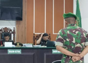 Prajurit TNI Serma Yonanda Terbukti Konsumsi Untuk Menjaga Stamina