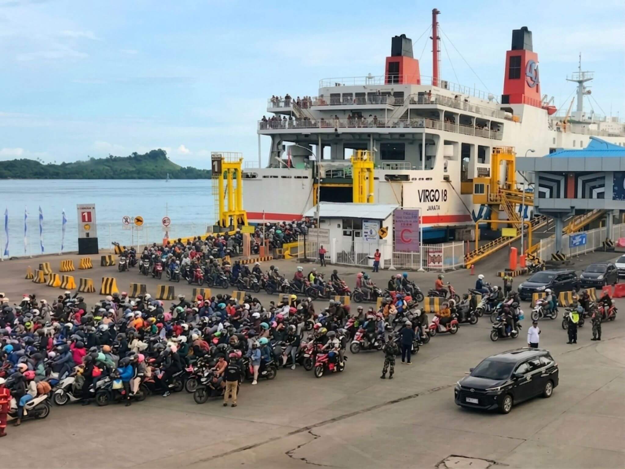 Asdp Bakauheni Antrian Sepeda Motor
