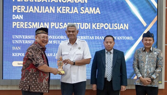 Pusat Studi Ilmu Kepolisian Resmi Jalin Kerja Sama dengan Universitas Diponegoro