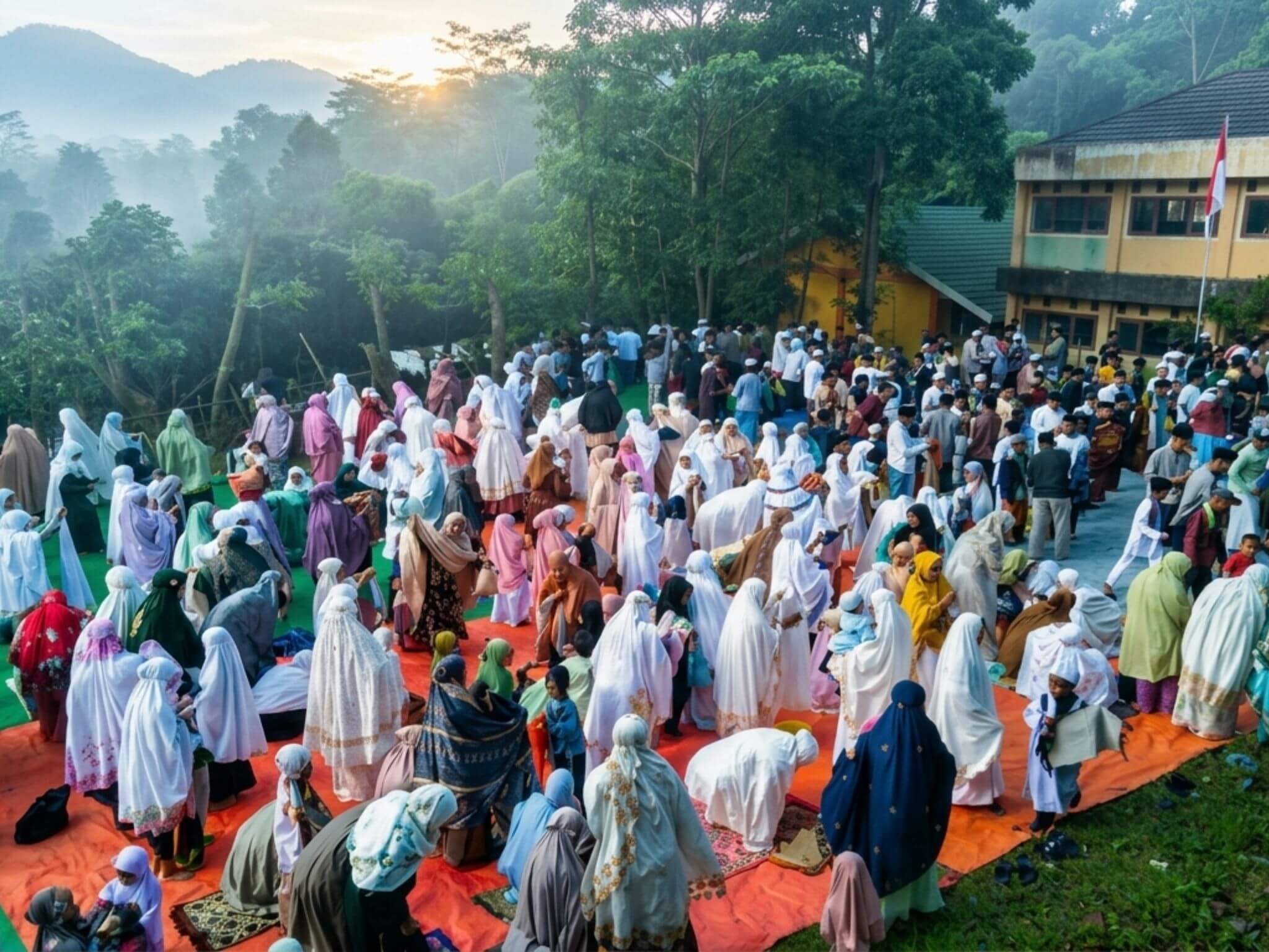 Jemaah Naqsabandiyah Di Bima Solat Ied