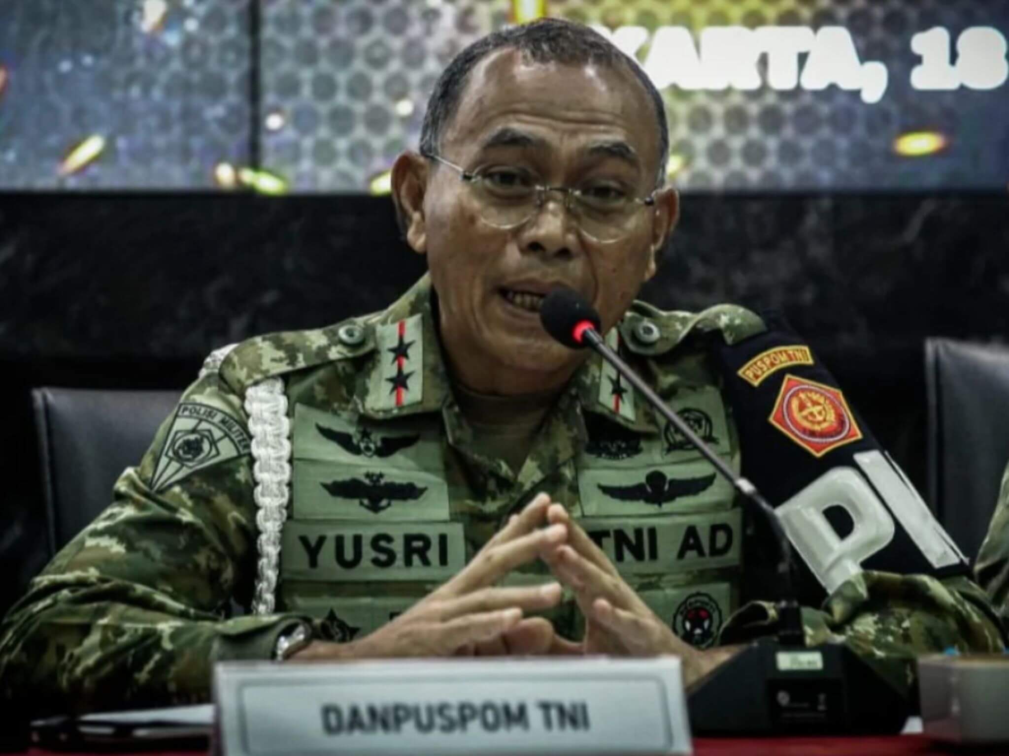 Komandan Puspom Tni Mayjen Yusri Nuryanto