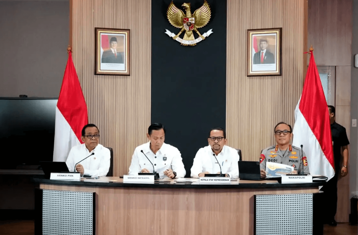 Konferensi Pers Bersama Persiapan Pengamanan Mudik Lebaran 2026 Koma