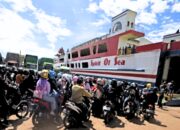 Pemudik Motor di Pelabuhan Ciwandan Mulai Padati Lajur, Lebih Ramai dari Hari Sebelumnya