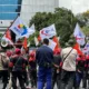 Demo Partai Buruh Soal Impor Mobil India