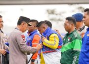 Kapolri Pimpin Apel ‘Nyago Bumi Sriwijaya Aman Bae’, Ojol dan Buruh Siap Jaga Kamtibmas