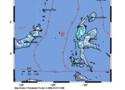 Gempa Magnitudo 5.8 Kamis, 2 April 2026, Pusat gempa berada di laut 102 km Barat Jailolo
