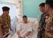 Komandan PMPP TNI Dampingi Dubes RI Jenguk Prajurit Luka di Lebanon