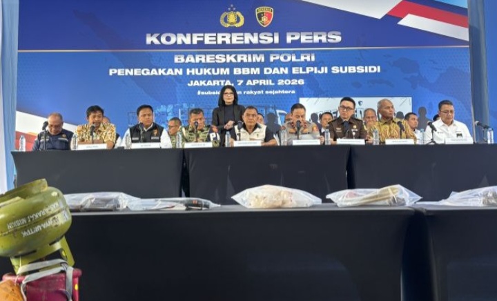 Konpers Bareskrim Polri Gas Bbm