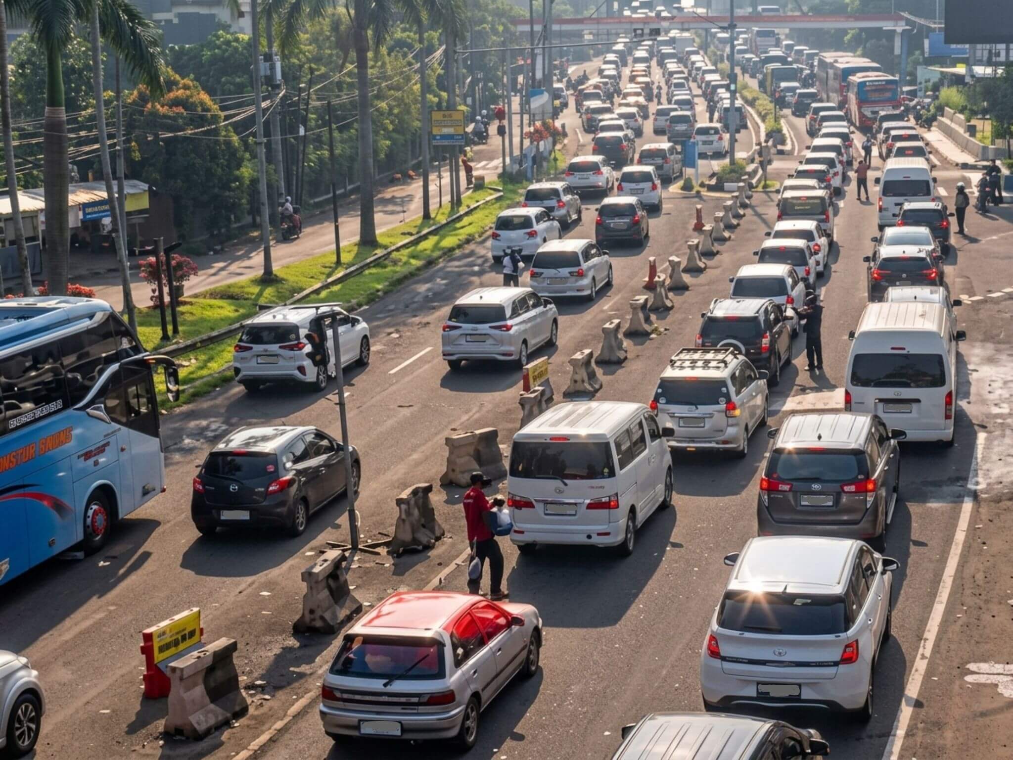 Puncak Bogor Padat One Way