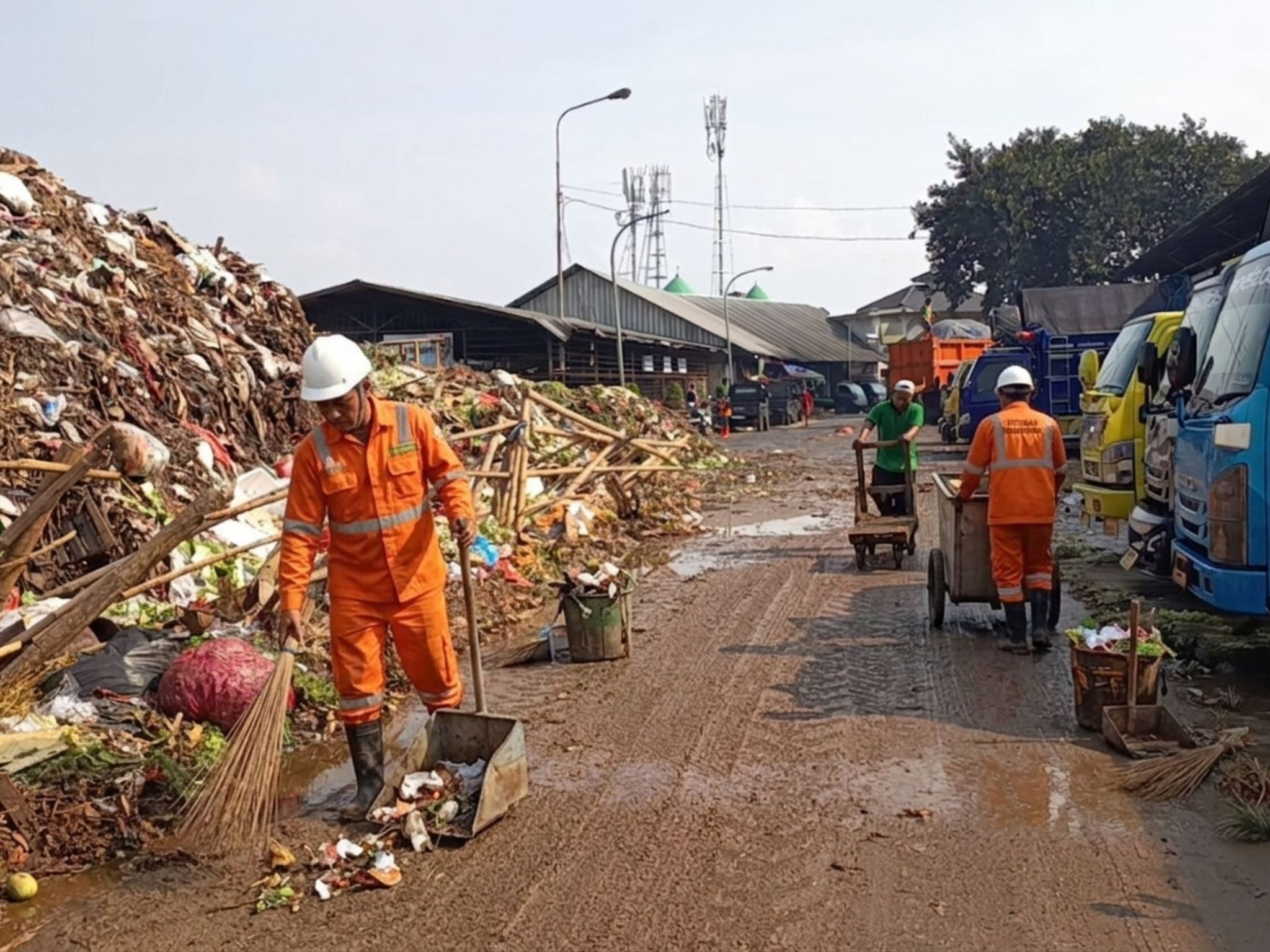 Sampah Pasar Kramat Jati