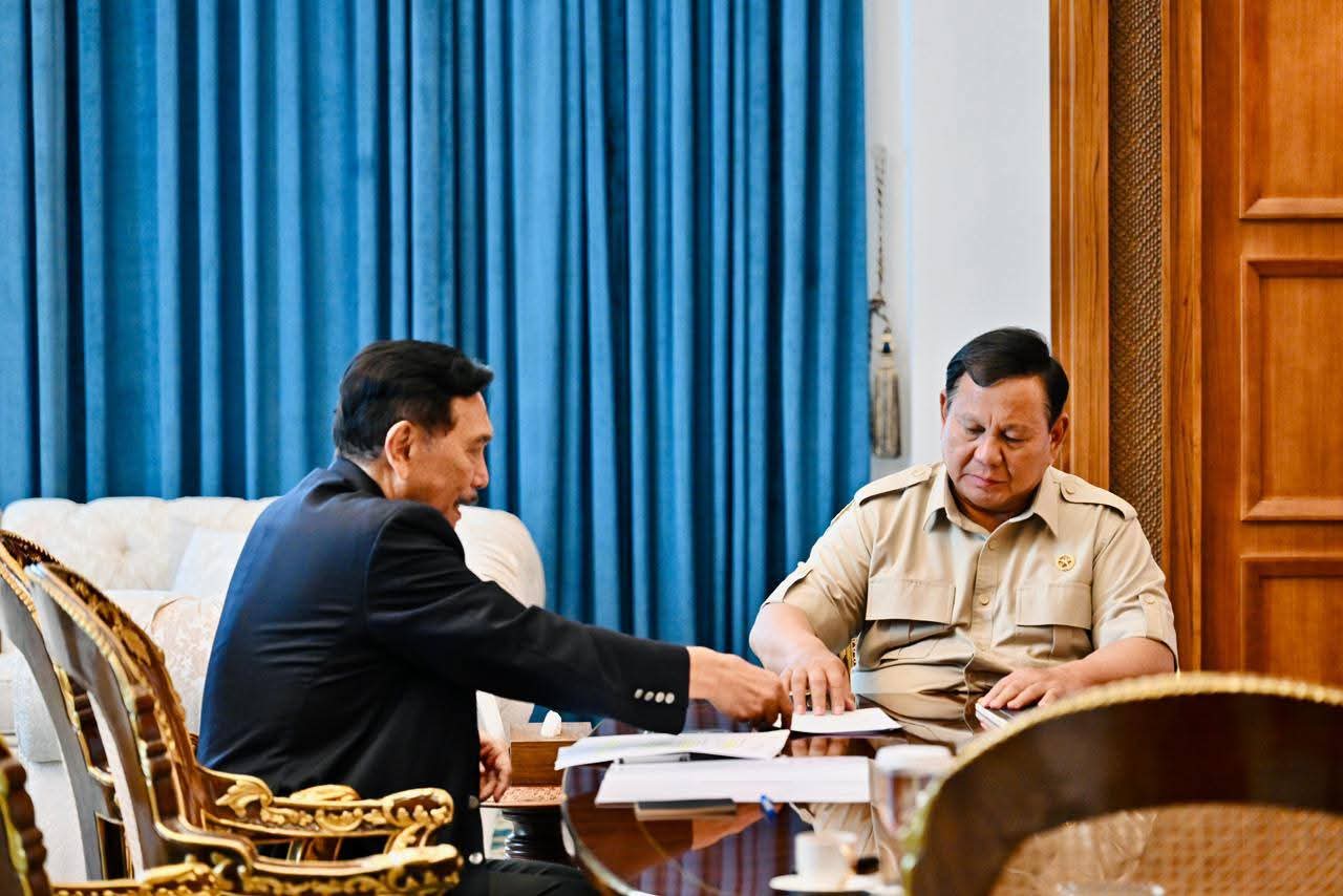 Luhut Dan Prabowo Di Istana
