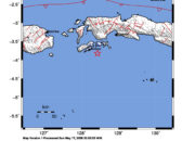 Info Gempa Mag: 3.8 – Pusat gempa berada di laut 78 km Timur Buru Selatan