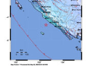 Info Gempa Mag: 5.3 – Pusat gempa berada di laut 45 km barat daya Bengkulu Selatan
