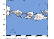 Info Gempa Mag: 3.2 – Pusat gempa berada di Darat 18 km utara Lombok Barat