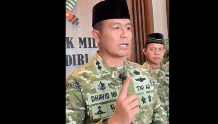 Dandim Kediri Buka Suara Gegara Viral Video Dugaan Bagi-Bagi Fee Proyek KDMP