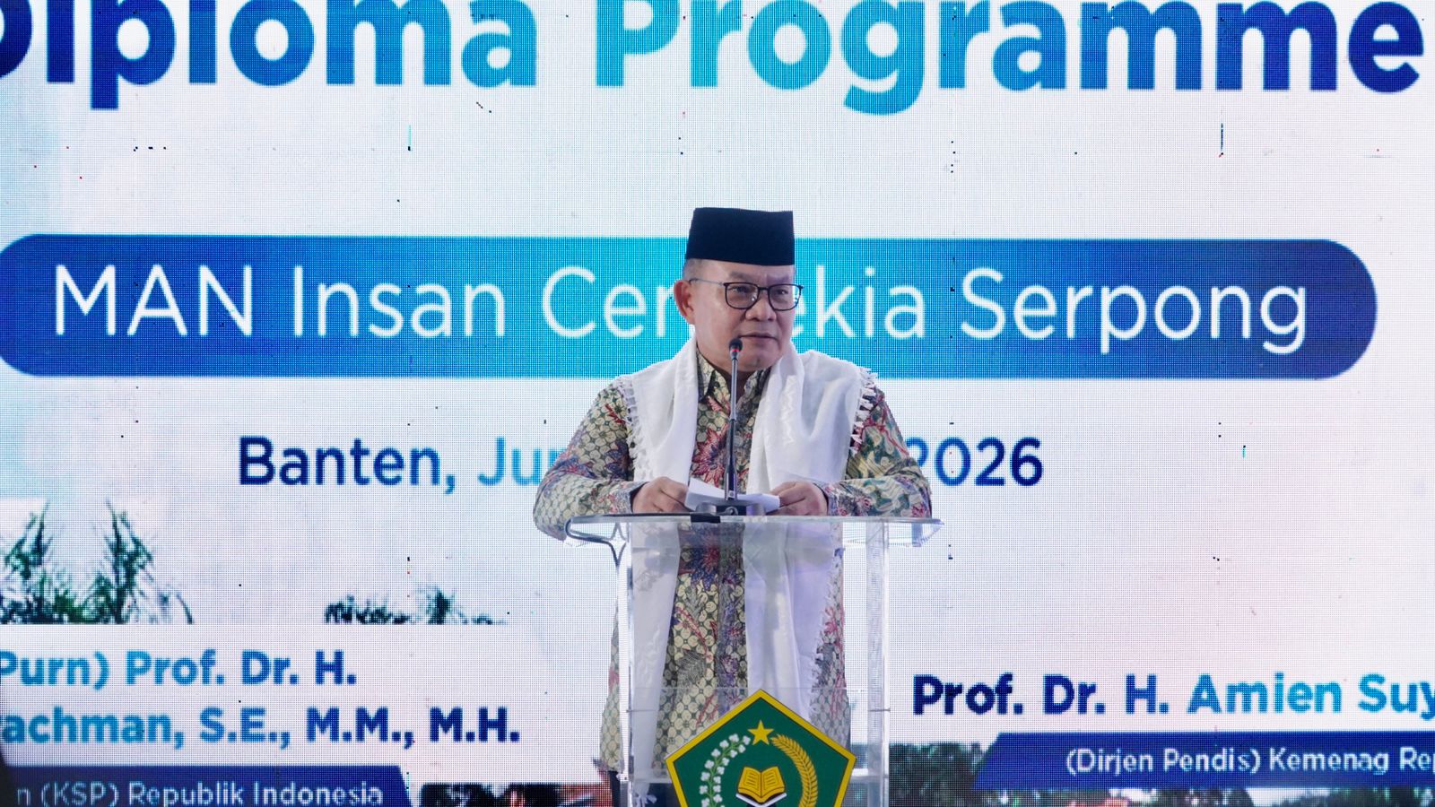 Raih Lisensi IB, Lulusan MAN IC Serpong Makin Mudah Tembus Kampus Top Dunia Dudung