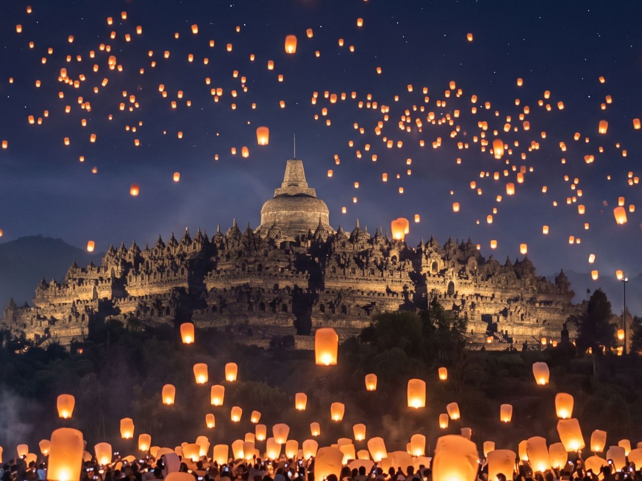 Lampu Lampion Borobudur
