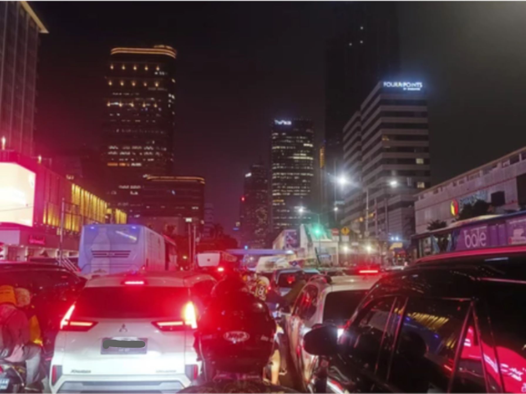 Macet Jakarta Malam