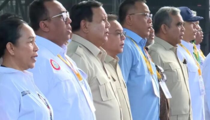 Presiden Prabowo Hadiri May Day 2026 di Monas, Buruh Sampaikan Tuntutan