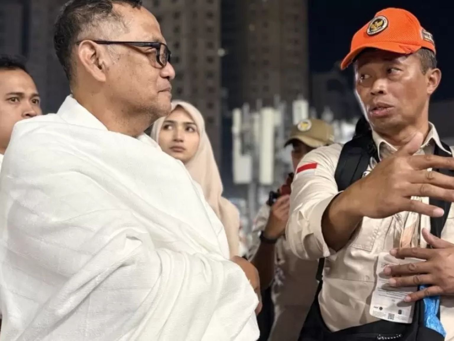 Menteri Haji Gus Irfan Saat Meninjau Pelayanan Jamaah Haji Di Masjidil Haram