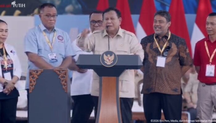 Pidato May Day, Presiden Prabowo Janji Siap Bela Rakyat Tanpa Ragu
