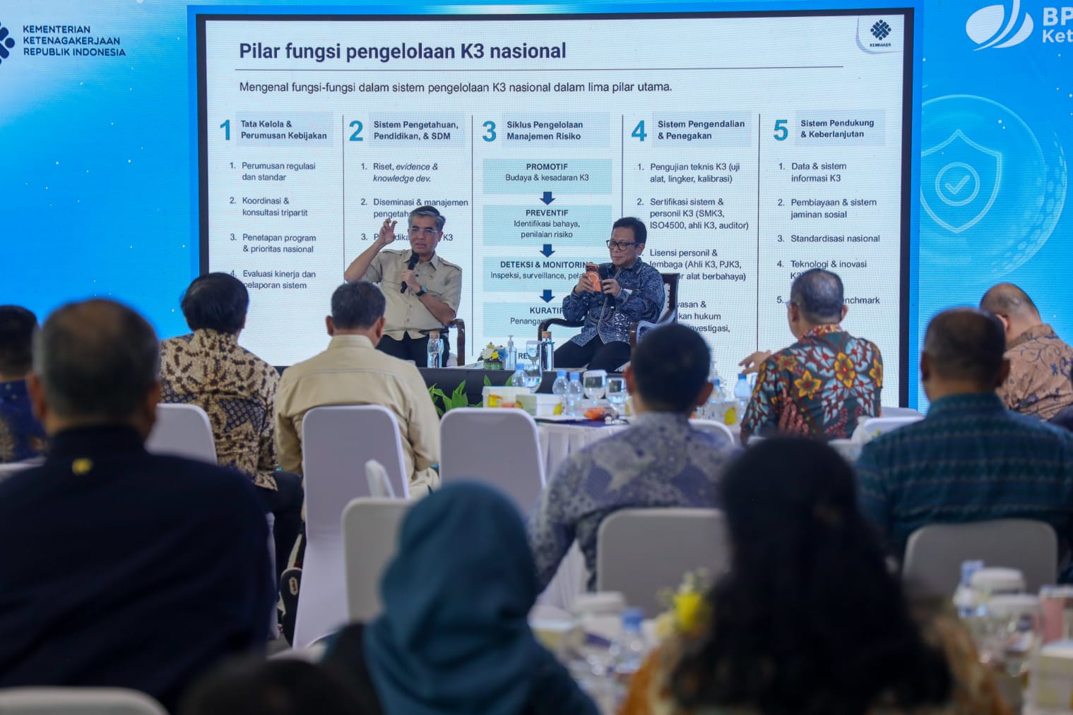 Yassierli Saat Dialog Tentang Aturan K3