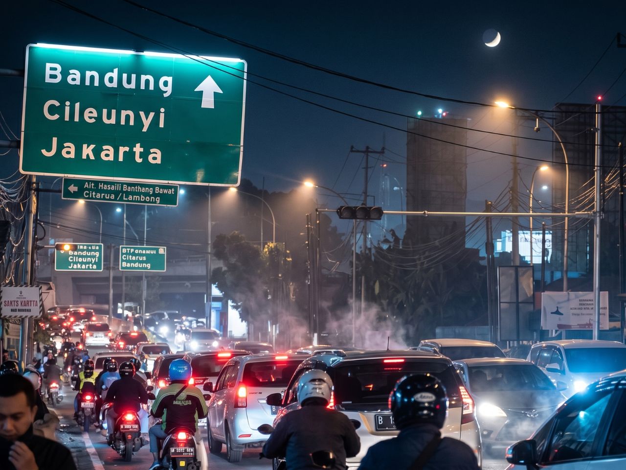 Bandung Macet Malam