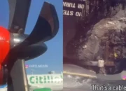 Viral Bule Australia Rekam Baling-baling Pesawat Wings Air Diikat Kabel Ties, Warganet Heboh!
