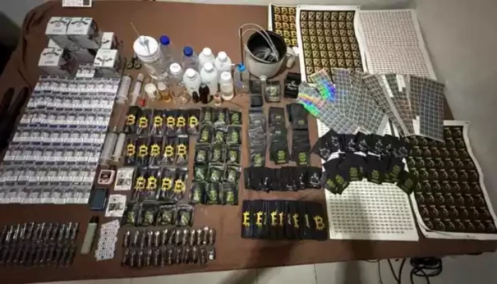 Polisi Temukan ‘Dapur’ Narkoba Berkedok Vape, Puluhan Cartridge Siap Edar Disita