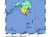 Info Gempa Mag: 7.7 – 244 km BaratLaut PULAUKARATUNG-SULUT