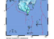 Info Gempa Mag: 6.0 – Pusat gempa berada di laut 201 km baratlaut Tahuna, Kepulauan Sangihe