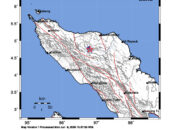 Info Gempa Mag: 3.0 – Pusat gempa berada di darat 6 km barat laut Kabupaten Bener Meriah