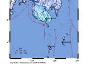 Info Gempa Mag: 5.2 – 227 km BaratLaut TAHUNA-KEP.SANGIHE-SULUT