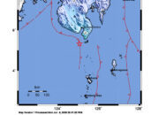 Info Gempa Mag: 5.2 – 196 km BaratLaut TAHUNA-KEP.SANGIHE-SULUT