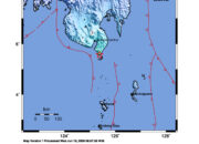 Info Gempa Mag: 5.3 – 209 km BaratLaut PULAUKARATUNG-SULUT