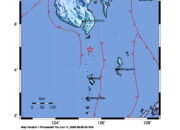 Info Gempa Mag: 5.4 – 142 km TimurLaut TAHUNA-KEP.SANGIHE-SULUT
