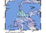 Info Gempa Mag: 5.1 – Pusat gempa berada di darat 54 km barat laut Poso